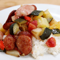 One-Pan Sausage And Veggies Recipe by Tasty image