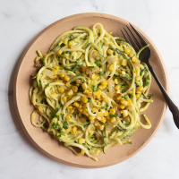 Zucchini noodles with creamy corn sauce | Recipes | WW USA image