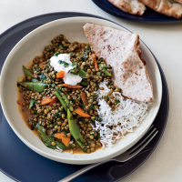 Green-Lentil Curry Recipe - Madhur Jaffrey | Food & Wine image