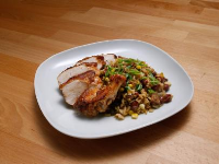 Chicken Breast with Dirty Rice Recipe | Anne Burrell ... image