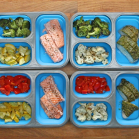 Chicken and Salmon Meal Prep Recipe by Tasty image