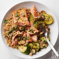 Roasted Salmon and Farro Bowls | Better Homes & Gardens image