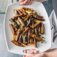 Braised Eggplant with Soy, Garlic, and Ginger | Cook's ... image