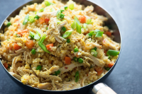 Best Chicken Fried Cauliflower Rice Recipe-How To Make ... image