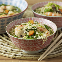Thai Shrimp Noodle Soup Recipe | MyRecipes image