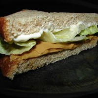 Peanut Butter, Mayonnaise, and Lettuce Sandwich Recipe ... image