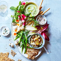 Vegetarian party recipes | BBC Good Food image