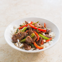 Beef Stir-Fry with Bell Peppers and Black Pepper Sauce image