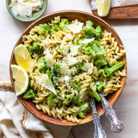 One-Pot Lemon-Broccoli Pasta with Parmesan Recipe | EatingWell image