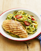 Best Grilled Chicken with Zucchini Noodles - How to Make ... image