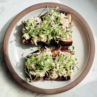 Crab Tartines Recipe - Sam Goinsalvos | Food & Wine image