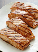Miso-Ginger Marinated Grilled Salmon Recipe | Bobby Flay ... image
