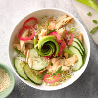 Quick and Easy Chicken Poke Bowl Recipe: How to Make It image