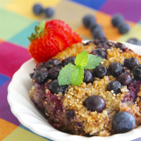 Berry Baked Oatmeal Recipe | Allrecipes image