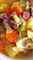 Slow Cooker Corned Beef and Cabbage Soup - Magic Skillet image