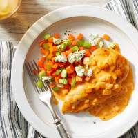 Skillet Buffalo Chicken Recipe | EatingWell image