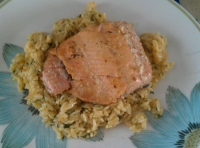 Salmon with Herbed Rice | Just A Pinch Recipes image