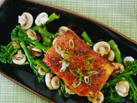 Gochujang-Glazed Salmon Recipe | Judy Joo | Cooking Channel image