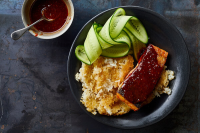Gochugaru Salmon With Crispy Rice Recipe - NYT Cooking image
