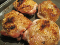 Straight from Freezer to the Oven Chicken Thighs With ... image