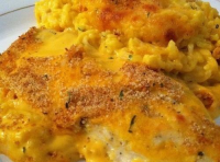 Christine's Cheesy Chicken & Rice | Just A Pinch Recipes image