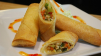 Chicken Spring Roll Recipe | Chinese Recipes in English image