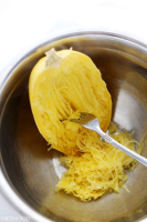 How to Cook Spaghetti Squash in the Microwave | Easy ... image