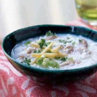 Rice Congee Soup (Jook) Recipe | MyRecipes image