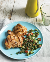 Grilled Lemon Chicken with Tabbouleh Recipe | Martha Stewart image