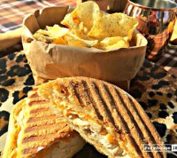 Grilled Chicken, Cheddar and Apple Panini | Foodtalk image