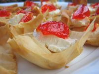 Easy Phyllo Pastry Tarts with Hot Pepper Jelly Recipe ... image