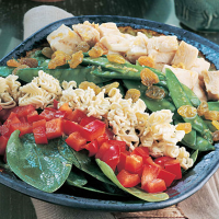Asian Spinach Salad Recipe | MyRecipes image