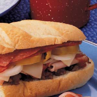 Super Pizza Subs Recipe: How to Make It - Taste of Home image