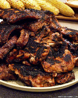 Barbecued Chicken and Ribs Recipe | Martha Stewart image