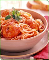 Turkey meatballs with spaghetti | Recipes | WW USA image
