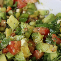 Cilantro, Avocado, Tomato, and Feta Salad Recipe | Allrecipes image