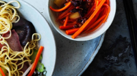 Chinese pickled carrots recipe Recipe | Good Food image