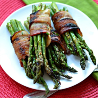 Oven Bacon Wrapped Asparagus | Just A Pinch Recipes image