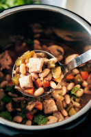 Instant Pot White Bean Chicken Chili Recipe | Openfit image
