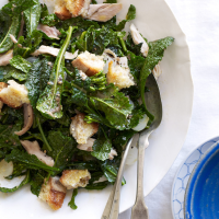 Kale Salad with Chicken Recipe - Spike Gjerde | Food & Wine image