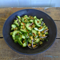 Thai Cucumber Salad with Peanuts Recipe - Justin Chapple ... image