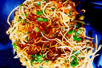 Veg triple schezwan fried rice |Indian schezwan sauce recipe image