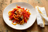 Cod in Sweet and Sour Pepper Sauce Recipe - NYT Cooking image