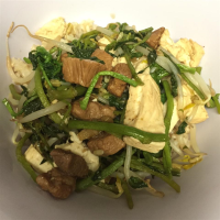 Pork Tofu with Watercress and Bean Sprouts Recipe | Allrecipes image