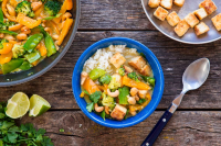 Thai Green Curry with Crispy Tofu - Fresh Off The Grid image