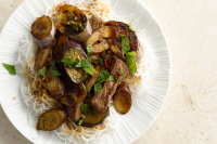 Eggplant and Beef Stir-Fry Recipe | Epicurious image
