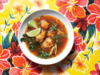 Shrimp-and-Yuca Dumplings Soup Recipe - Hannah Black ... image