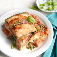 Turkey Sausage & Zucchini Lasagna Recipe | EatingWell image