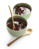 Chocolate-Soy Panna Cotta Recipe | Martha Stewart image