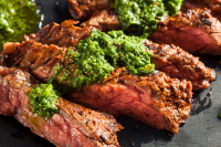 Grilled Steak with Chimichurri Sauce Recipe image